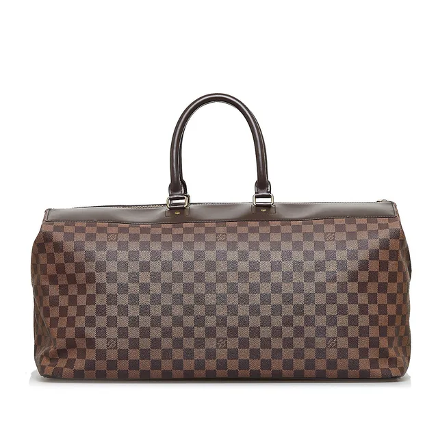 Louis Vuitton Brown, Pattern Print Damier Ebene Greenwich PM