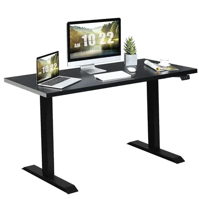 48" Electric Sit To Stand Desk Adjustable Standing Workstation W/control