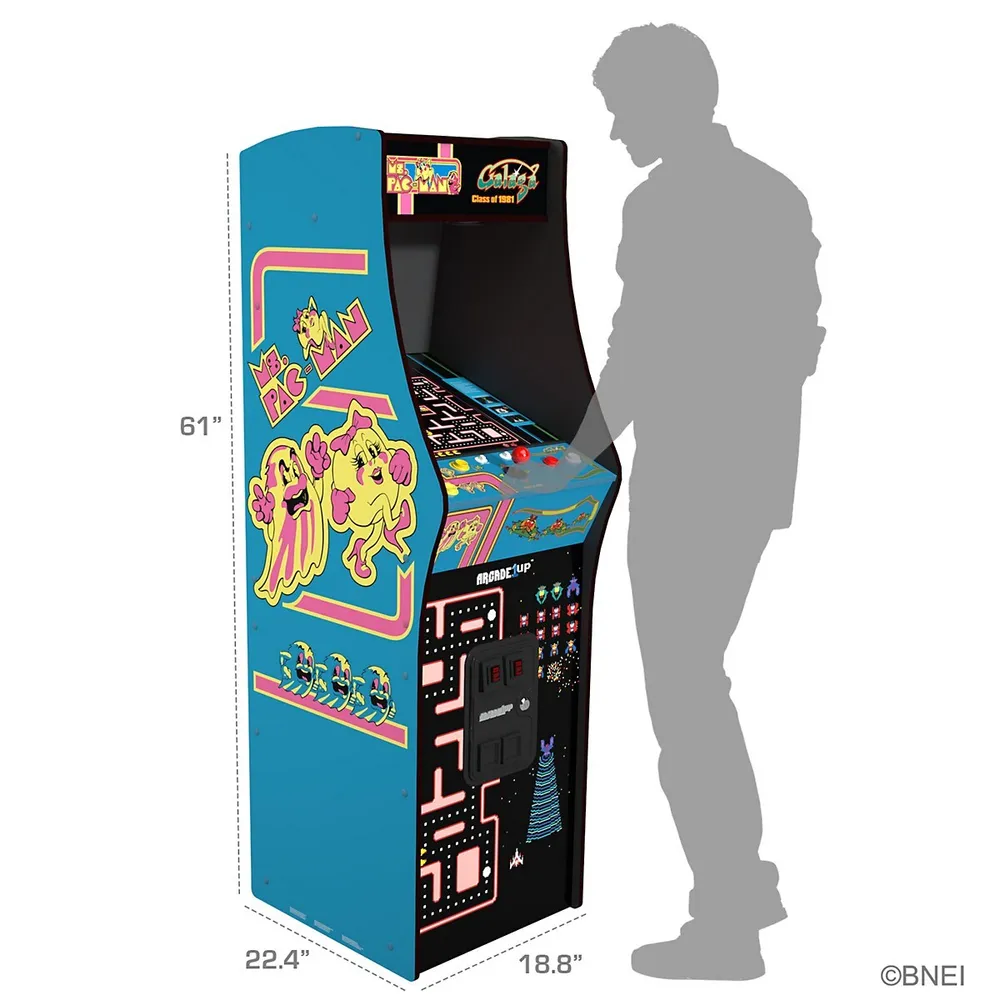  Arcade1Up BANDAI NAMCO Legacy Arcade Game Ms. PAC-MAN