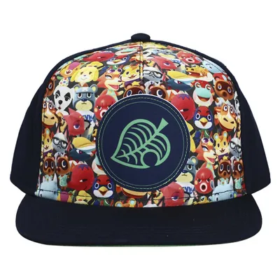 Animal Crossing Logo Character Collage Kids Snapback Hat