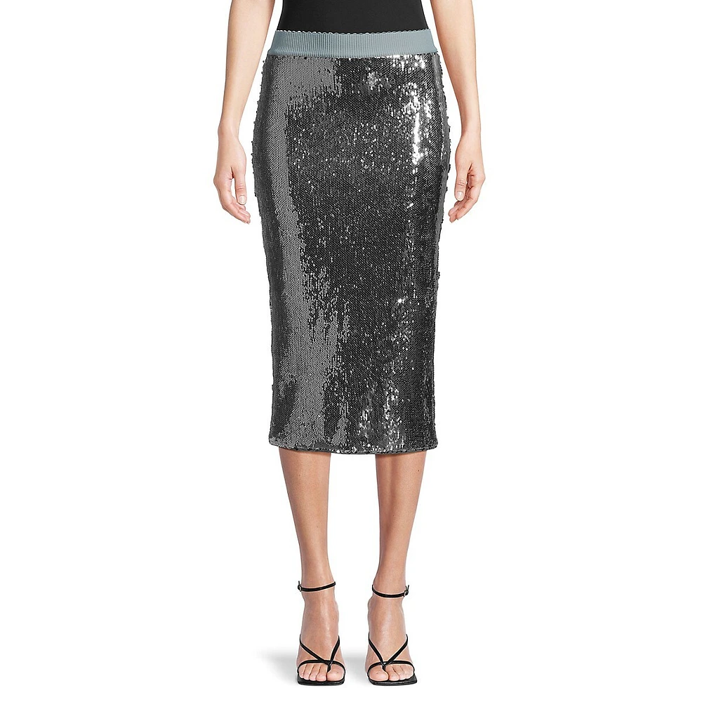 Dorinda Sequin Pencil Skirt