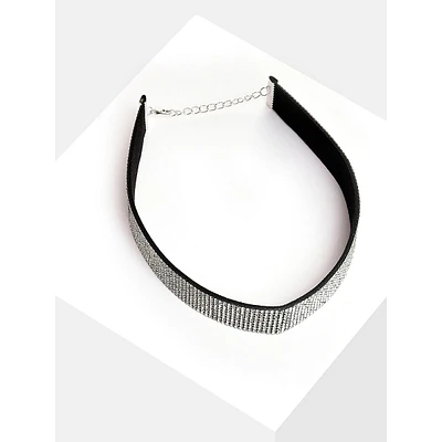 Silver Plated Designer Stone Necklace