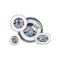 Naif Christmas Porcelain Dinner Plate