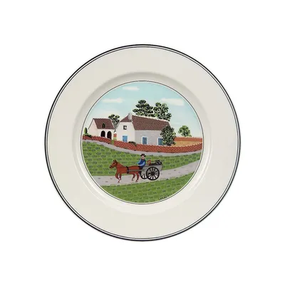 Naif Going To Market Porcelain Salad Plate