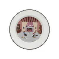 Design Naif By The Fire Side Porcelain Salad Plate