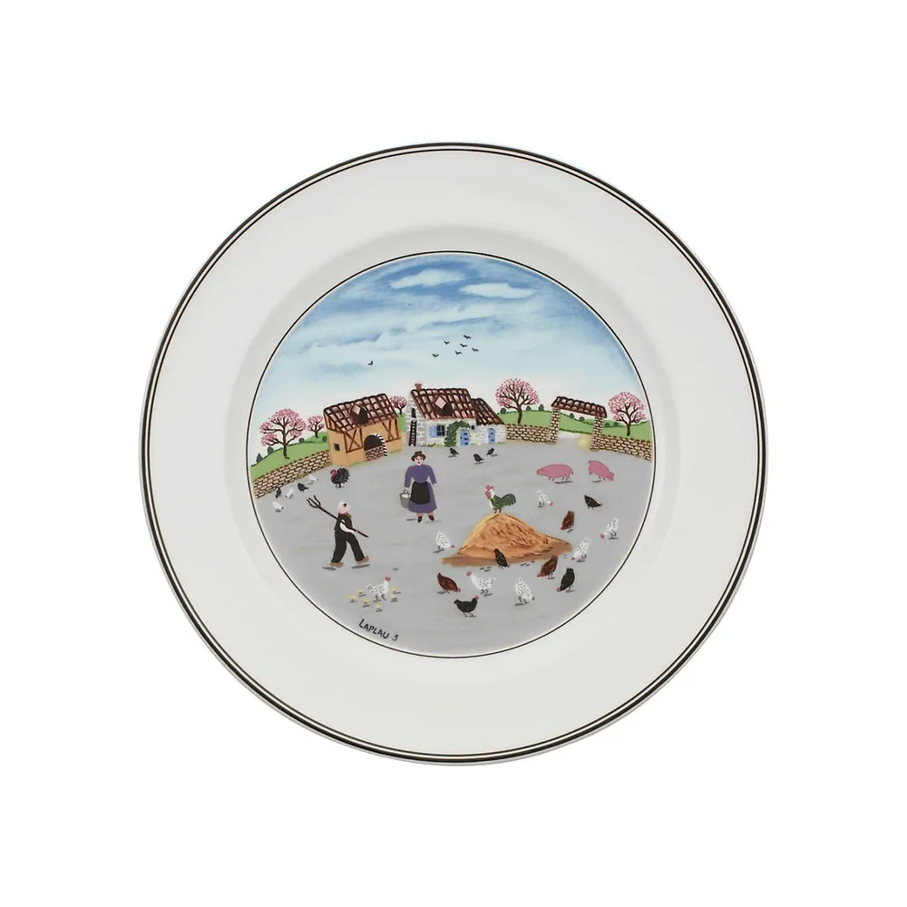 Design Naif 3 Country Porcelain Plate
