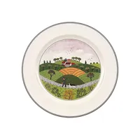 Design Naif Hunter & Dog Porcelain Dinner Plate