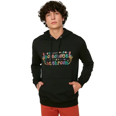 Boy Young Regular Fit Basic Hood Knitting Sweatshirt