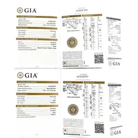 18k White Gold 1.00 Cttw Gia Certified Diamonds Dangle Earrings