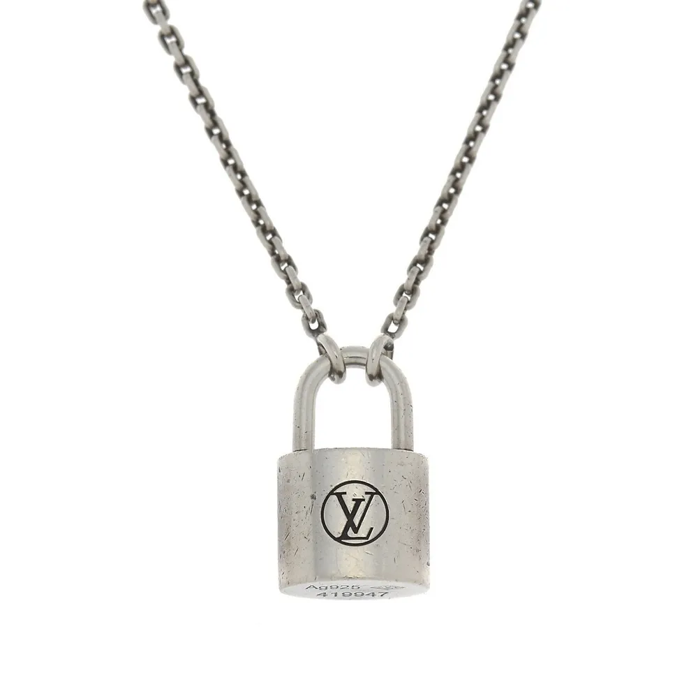 Louis Vuitton Pre-loved Lockit Necklace