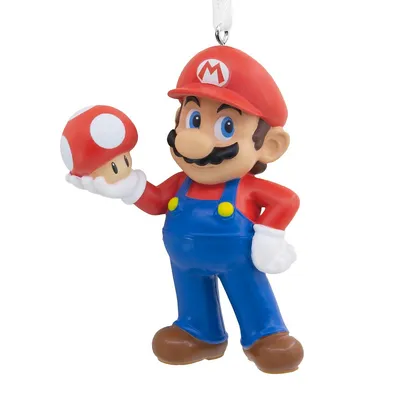 Christmas Ornament Nintendo Super Mario With Mushroom