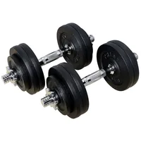 Adjustable Weight Dumbbells Set - Includes 2 Bars