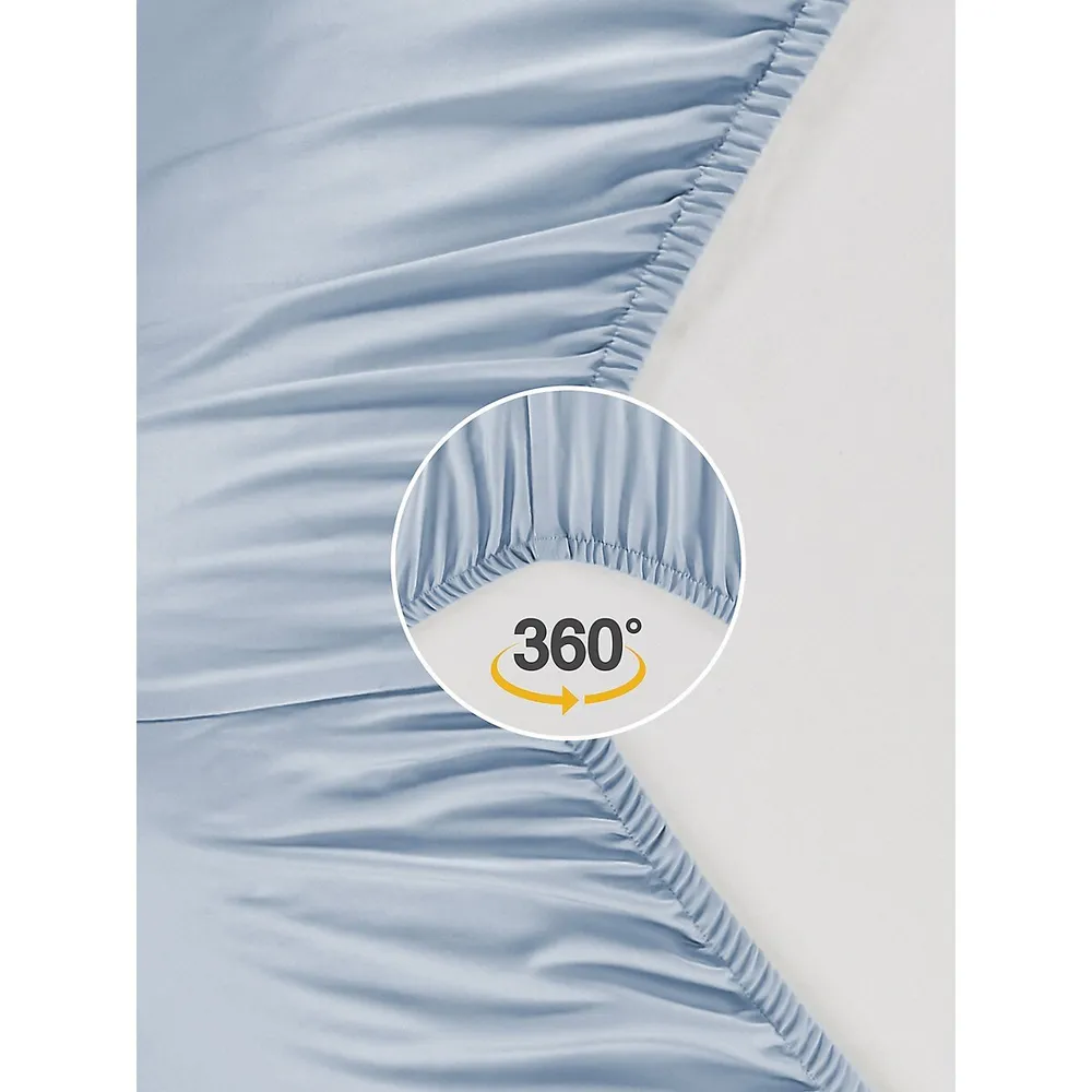 Luxury Fitted Sheet Only - 600 Thread Count 100% Cotton Sateen