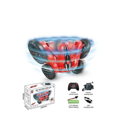 Remote Control 2.4g Remote Control - 360 Butterfly Stunt Car With Double Controller