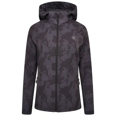 Womens/ladies Far Out Mirage Print Soft Shell Jacket