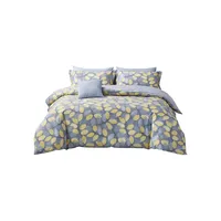 Rebecca 220 Thread Count 4-Piece Cotton Sateen Duvet Cover Set