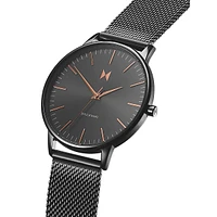 Boulevard Lincoln Stainless Steel Mesh Bracelet Watch