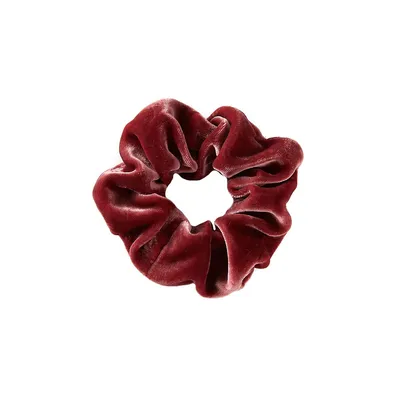 Silk Velvet Handmade French Scrunchie | 2 Inch Lipstick Collection