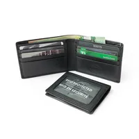 Leather Rfid Wallet With Removable Passcase