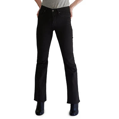 725 High-Rise Bootcut Jeans Soft Black