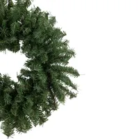 Canadian Pine Artificial Christmas Wreath, 20-inch, Unlit