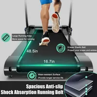 Superfit 3hp Folding Electric Treadmill Running Machine W/ Speaker