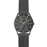 Men's Holst Chronograph Multifunction, Charcoal Stainless Steel Watch