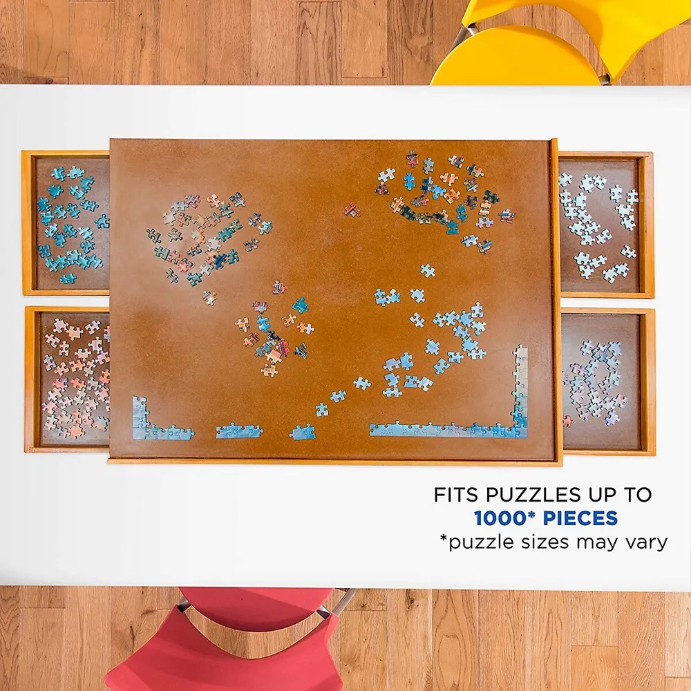 Jumbl 1000-piece Puzzle Board  23” X 31” Wooden Jigsaw Puzzle