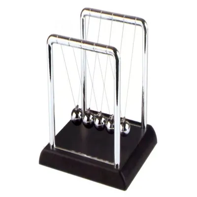 Newtons Cradle Small 5.5 Inches Wood Base
