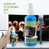 Screen Cleaner Spray And Cleaning Kit With Microfibre Cloth, Dust Brush