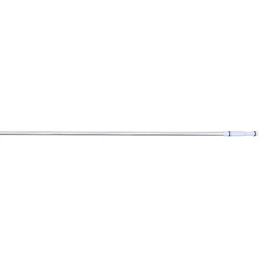 15.5' Silver Corrugated Adjustable Telescopic Pole For Vacuum Heads And Skimmers