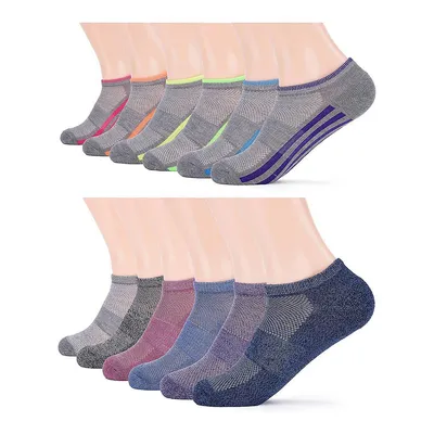Womens No-show Athletic Sport Socks 12 Pack