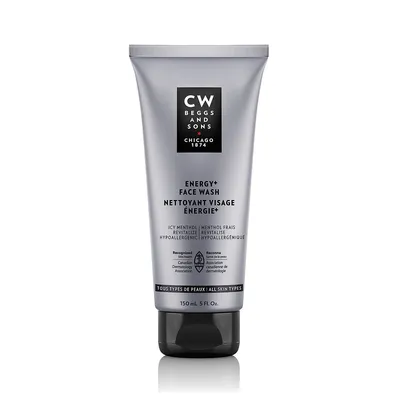 CW Beggs and Sons Energy+ Face Wash for Men, Calm and Cooling , 150ml