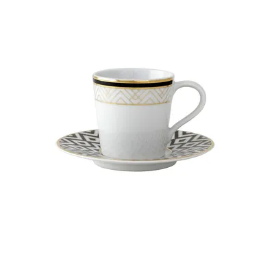 Espresso Coffee Cup & Saucer 100ml - 3.4oz Ard Deco