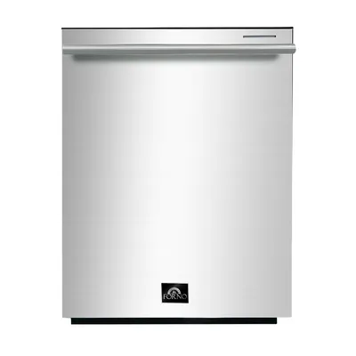 24" Inch. Built-in Dishwasher With 6 Wash Cycles And 14 Place Settings - Digital Touch Controls Stainless Steel Interior, Smart Function Time Delay And Adjustable Racks - FDWBI8067-24S