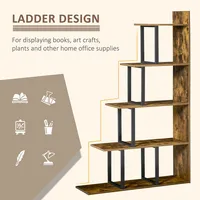 Ladder Shelf 5-tier Industrial Style