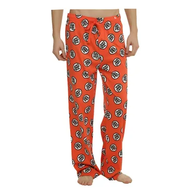 Dragon Ball Z Symbol Collage Orange Sleep Lounge Pants Pajamas