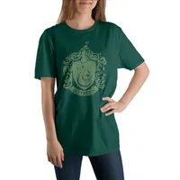 Harry Potter Hogwarts House Slytherin Crest Green T-shirt