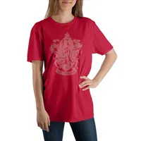 Harry Potter Hogwarts House Gryffindor Crest Red T-shirt