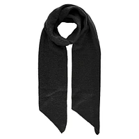 Pyron Fuzzy-Knit Long Scarf