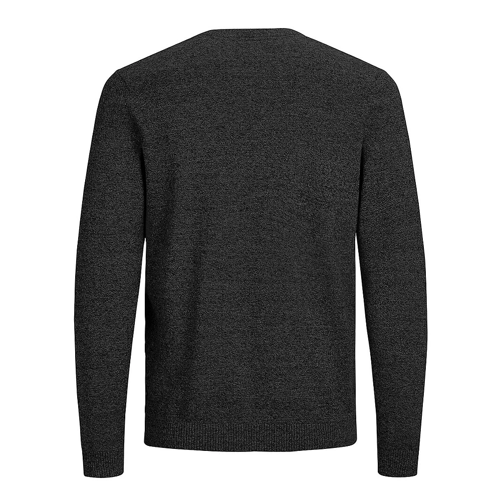 V-Neck Organic Cotton Sweater