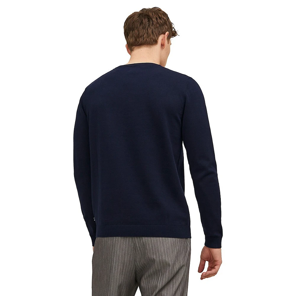 V-Neck Organic Cotton Sweater