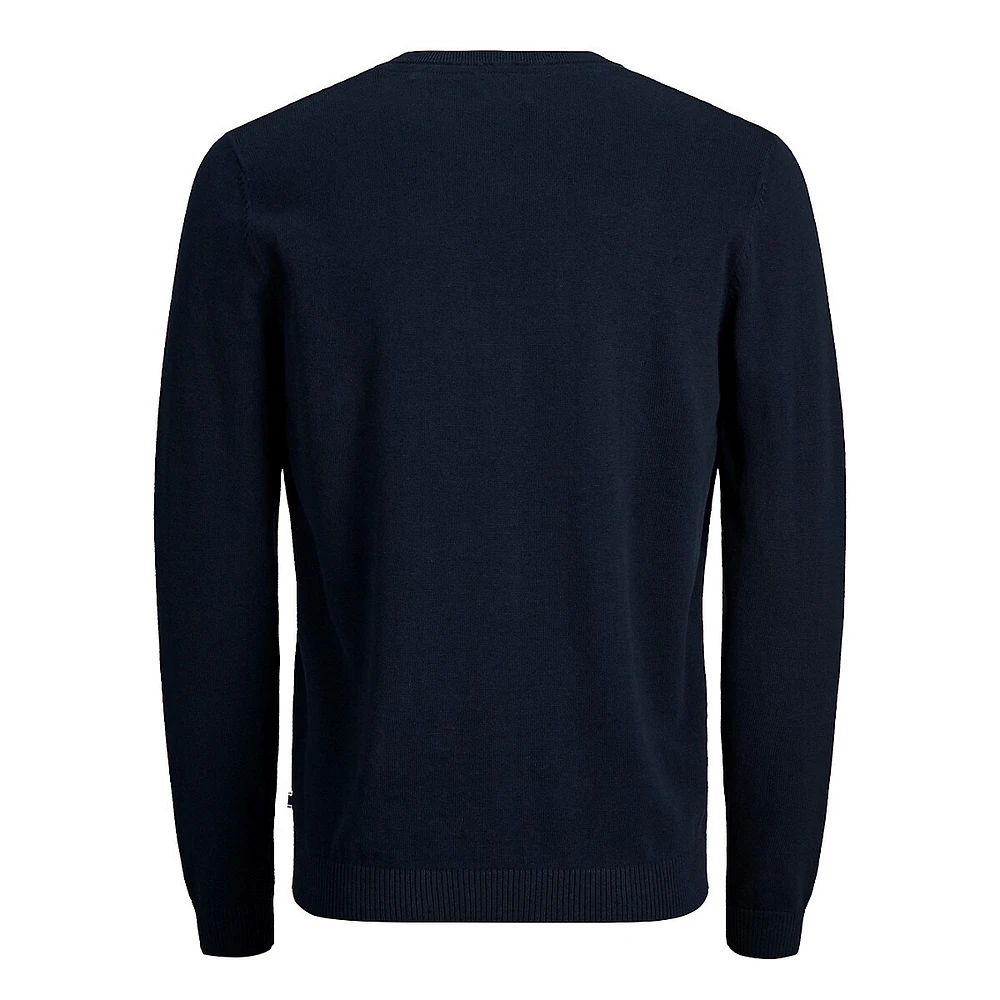 V-Neck Organic Cotton Sweater