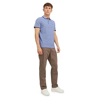 Paulos Tipped Organic Cotton Polo Shirt