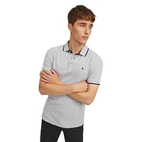 Paulos Tipped Organic Cotton Polo Shirt