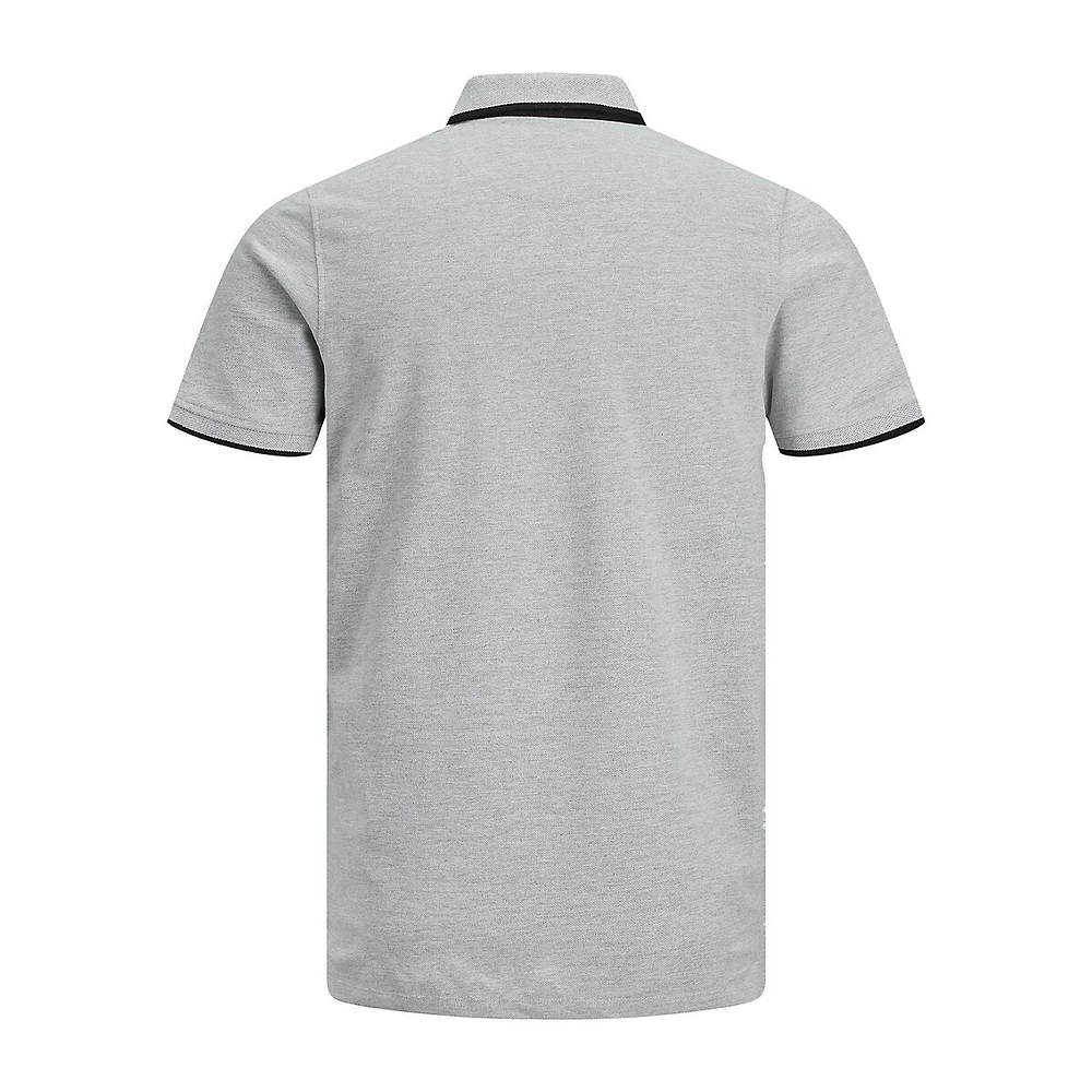 Paulos Tipped Organic Cotton Polo Shirt