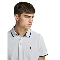 Paulos Tipped Organic Cotton Polo Shirt