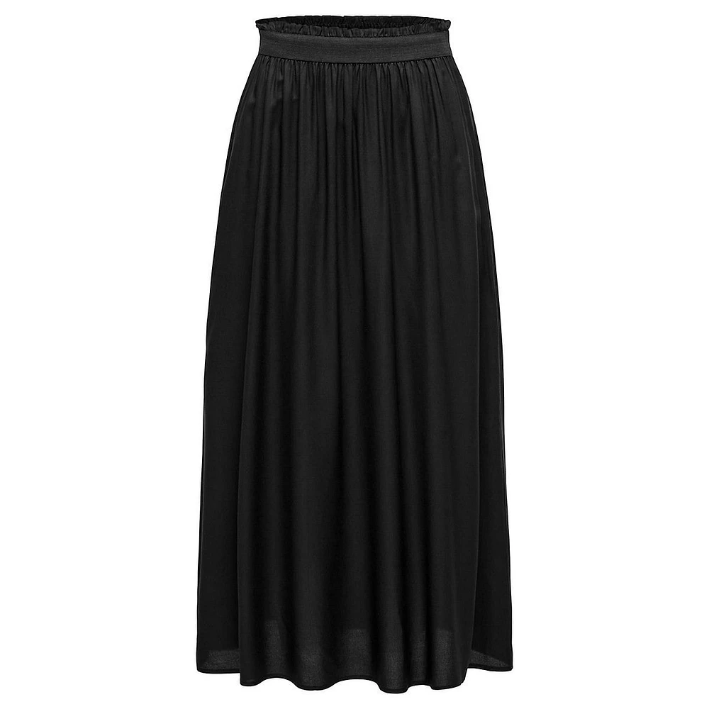 Venedig Flowy A-Line Pull-On Midi Skirt