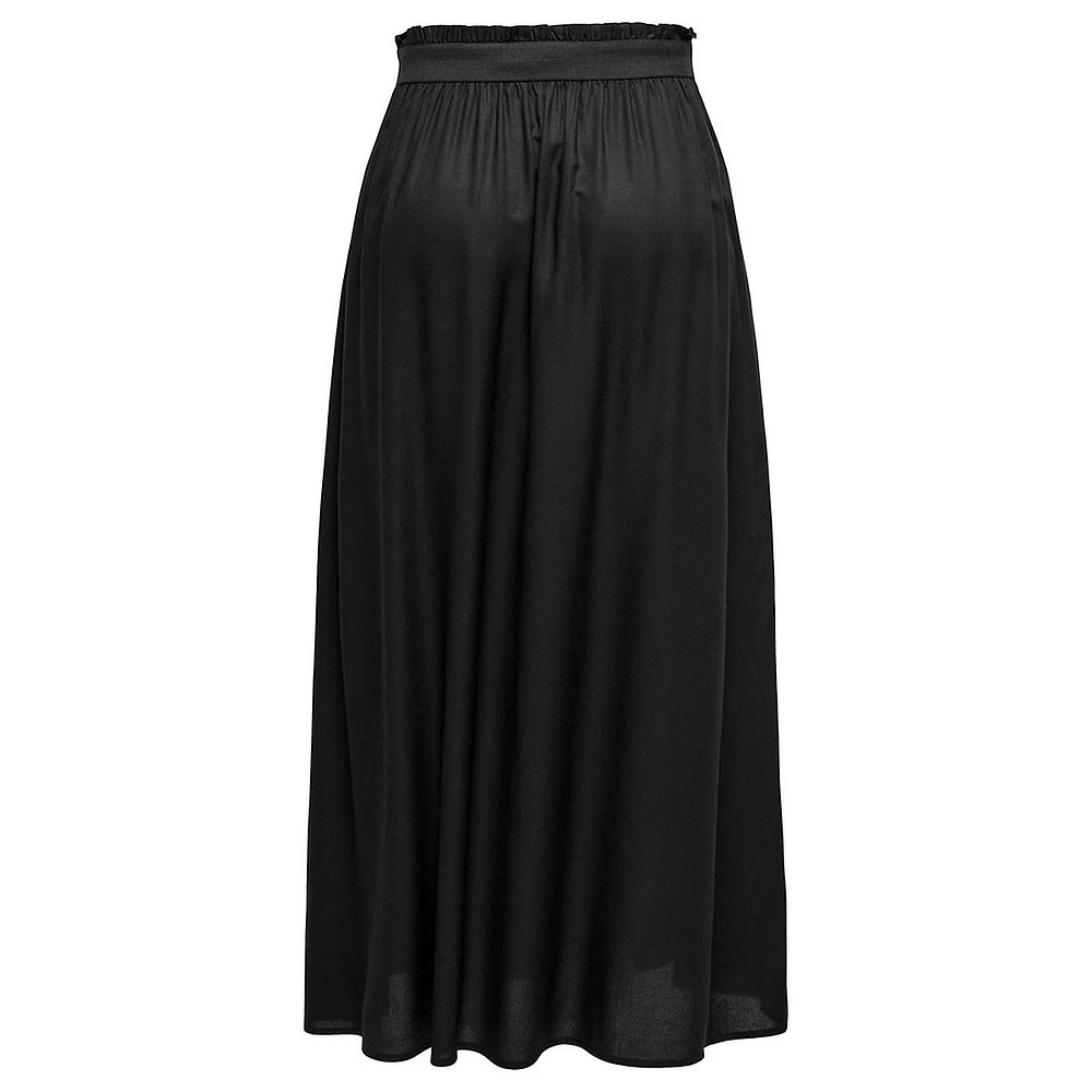 Venedig Flowy A-Line Pull-On Midi Skirt