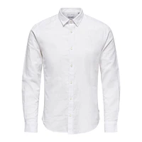 Onscaiden Tapered-Fit Point Collar Solid Shirt